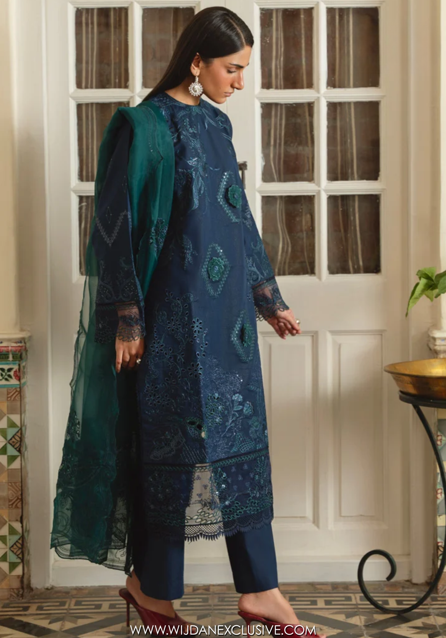 Izel by Marjjan | Unstitched Karandi Embroidered Collection - 2026 (MSK-03-A)