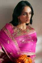Vera Unstitched Embroidered Festive Formal Collection'26 (Ada Magenta Shirt Set)