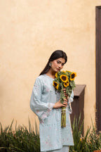 Layna by Guzel | Stitched Embroidered 3pc Vol-II Cotton Collection'26 (D-03)