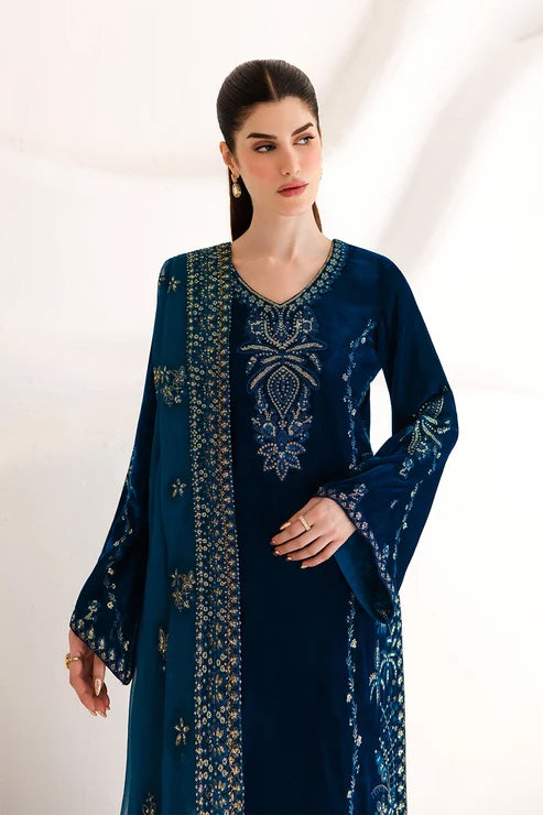 The Velvet Affair by Emaan Adeel | Unstitched Formal Embroidered Collection'26 (EVANTHE)