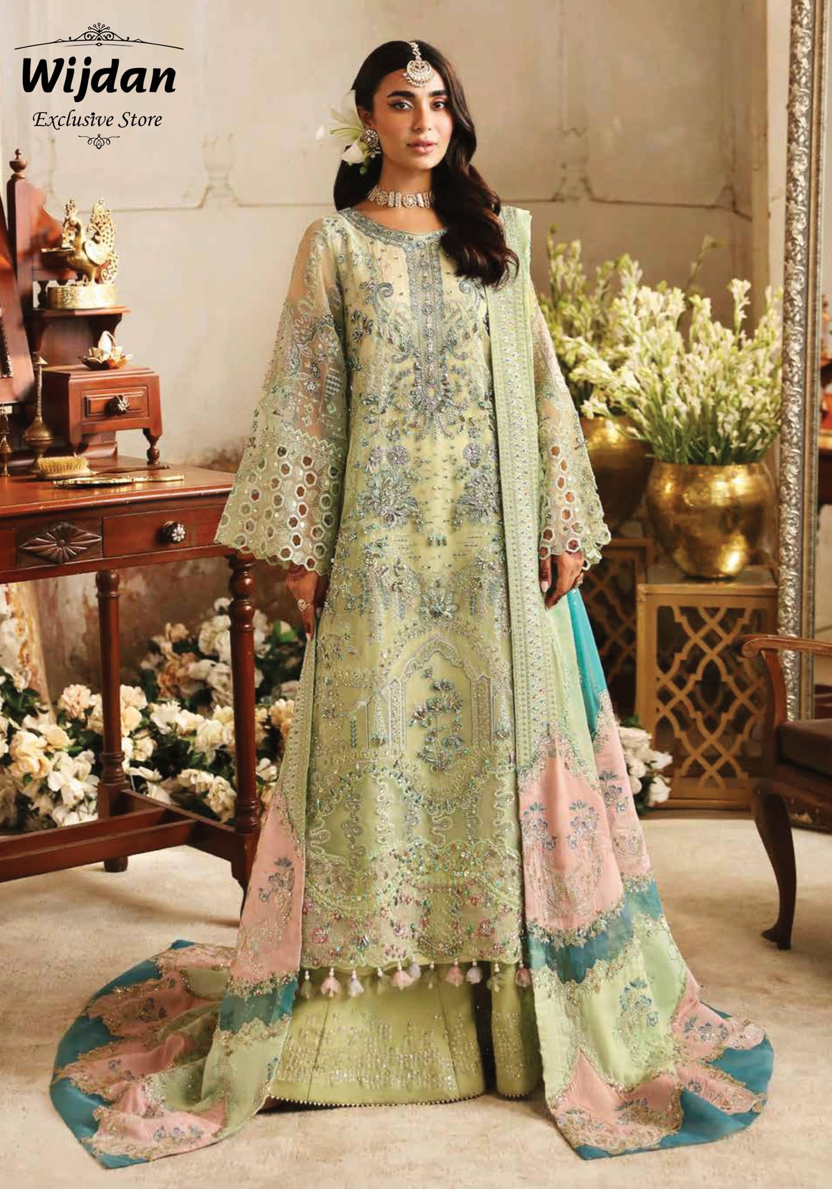 Jhoomro Un-Stitched Luxury Formals by Nureh NL-67