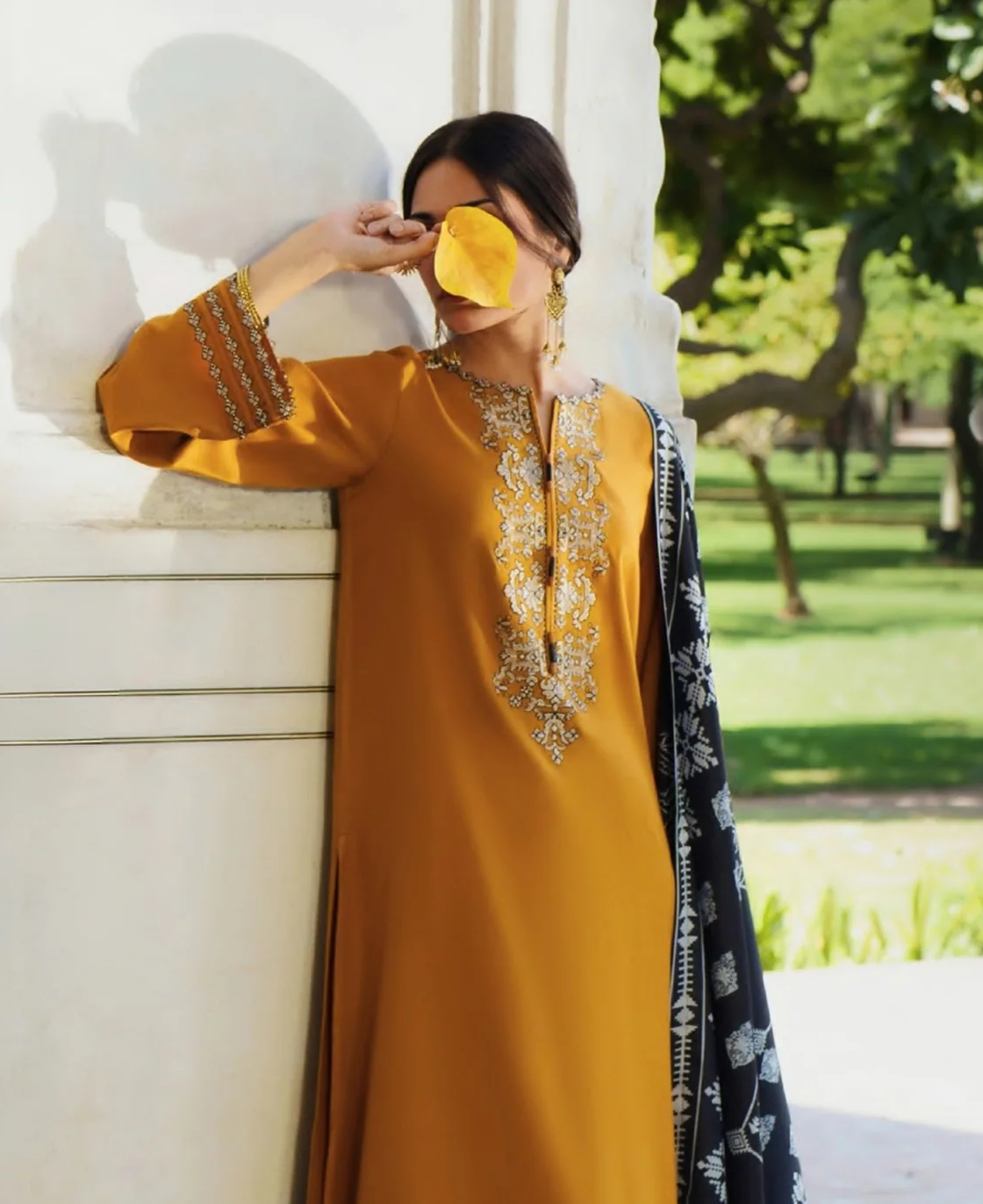 Moksha by Casual Lite | Stitched Embroidered Premium Silk Collection'26 (D-06)