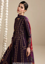 Iris by Jazmin | Unstitched Embroidered Luxury Lawn Collection - 2026 (D-06)