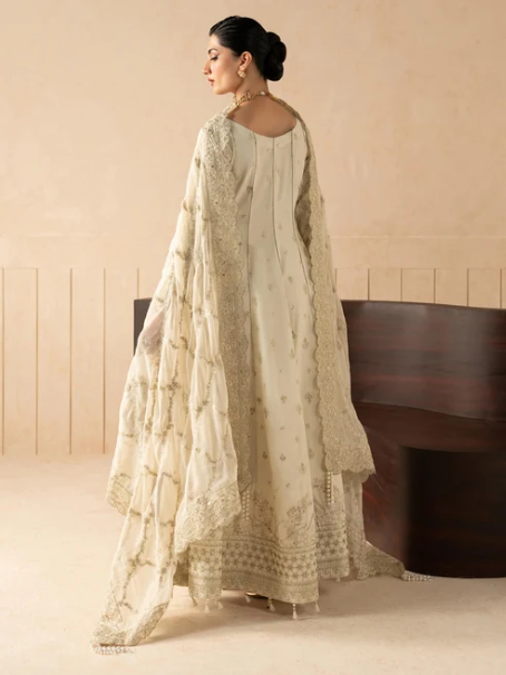 Syleena by Gulaal | Unstitched Embroidered Raw Silk Formal Collection'26 (MIRAAS)
