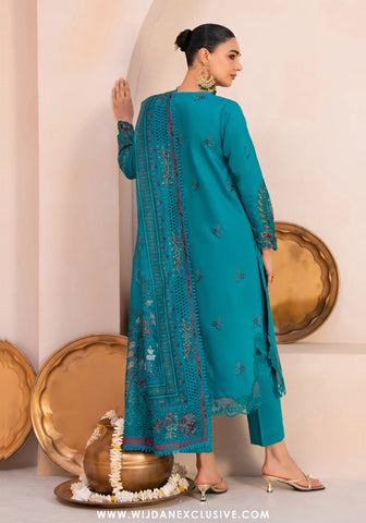 Amani by Marjjan | Unstitched Embroidered Viscose Winter Collection - 2025 MSV-03-A (ZINC)