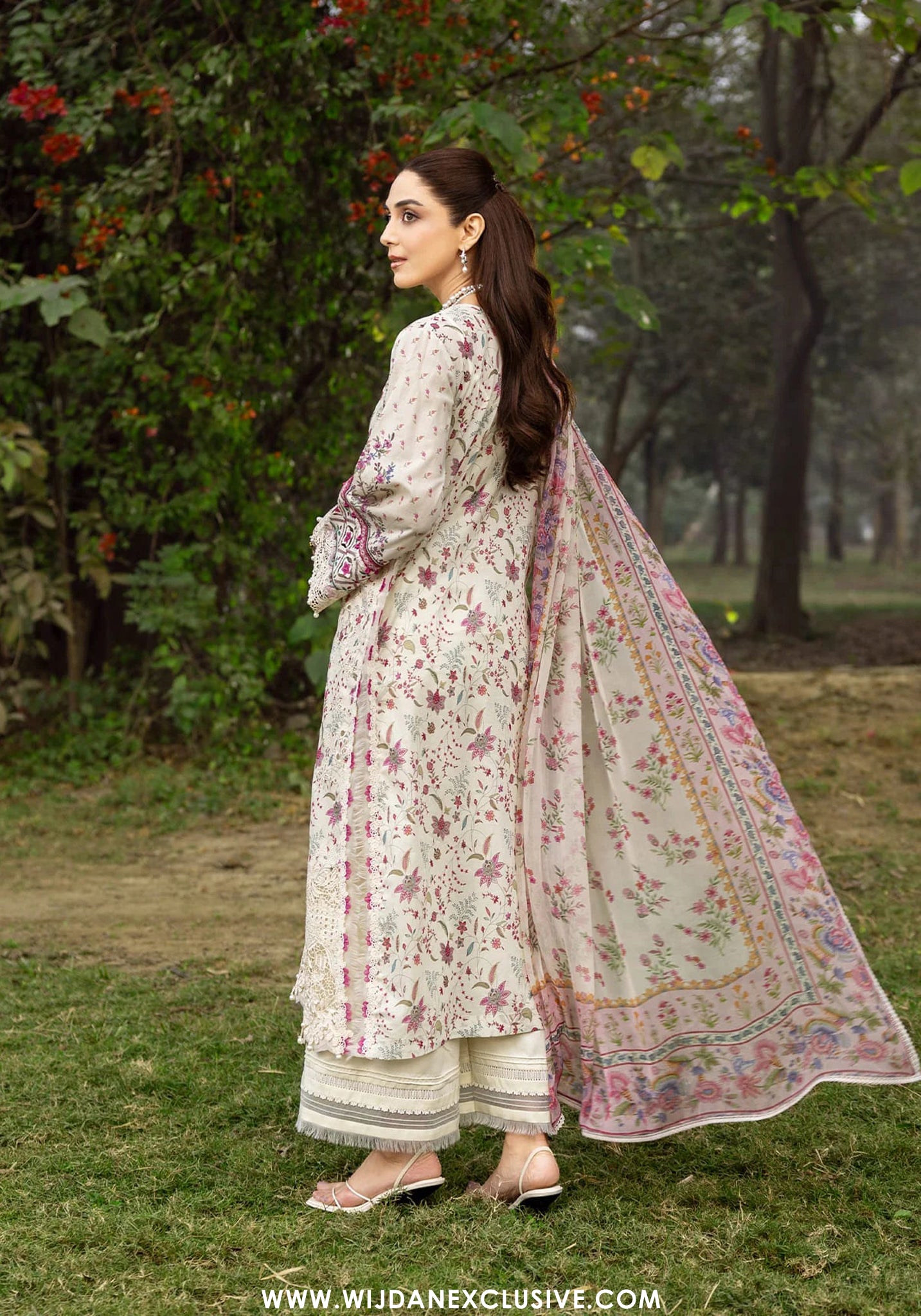 Elaf Chikankari Unstitched Print Collection - 2026 ERC-5A MEHR