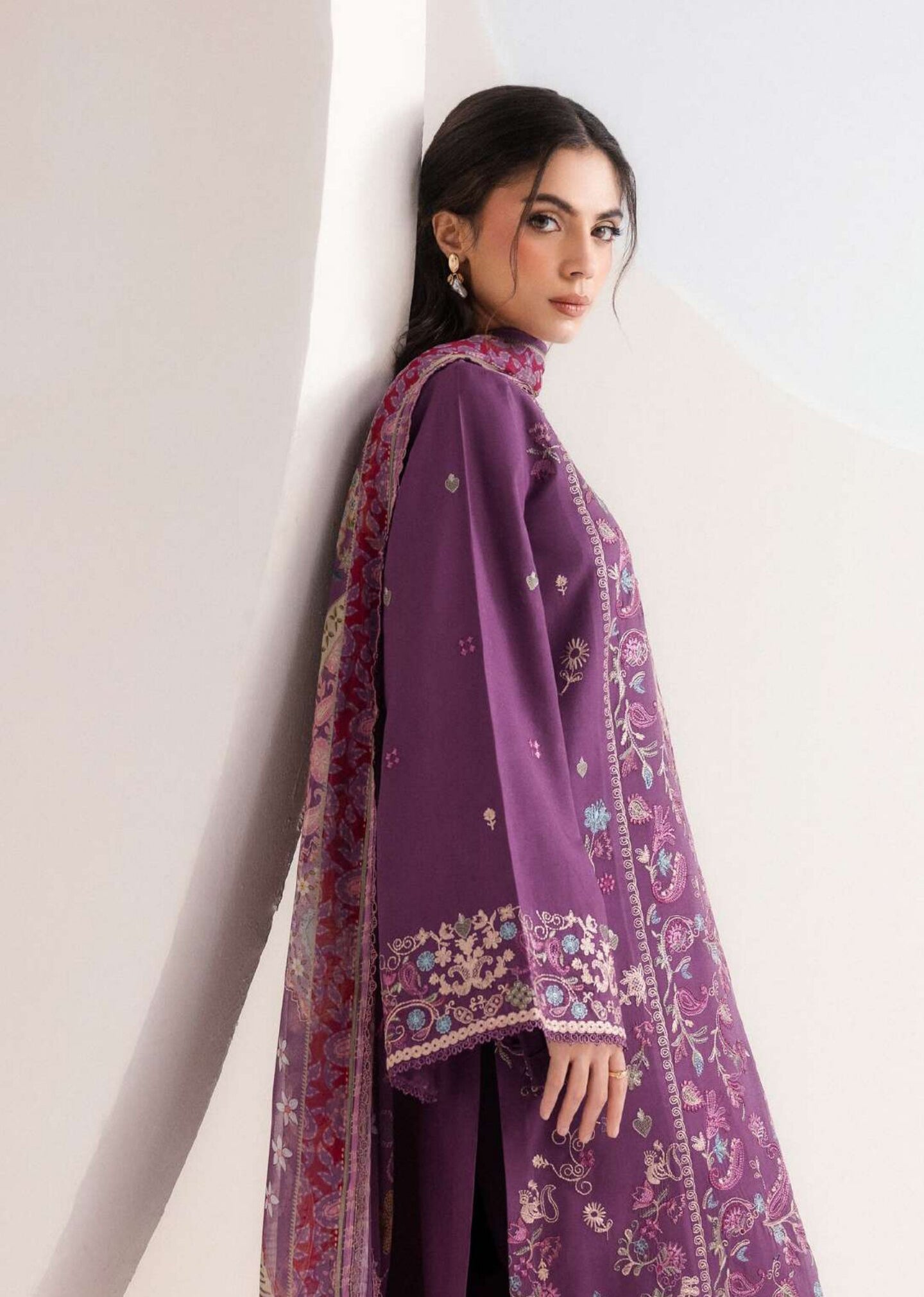 Zync by Florent | Unstitched Intermix Embroidered Viscose Collection'26 (D-06)