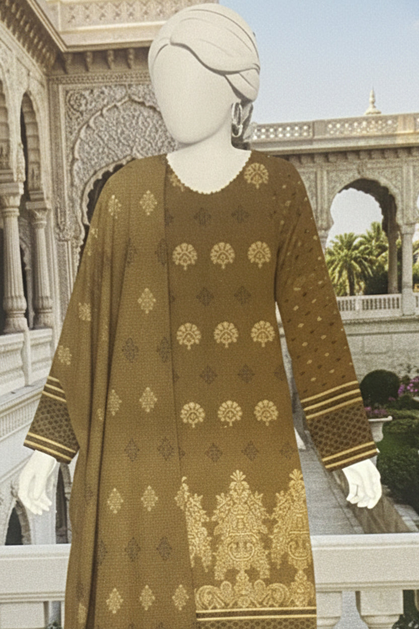 Chashni Broshia Unstitched Lawn Collection by Wijdan (D-06)