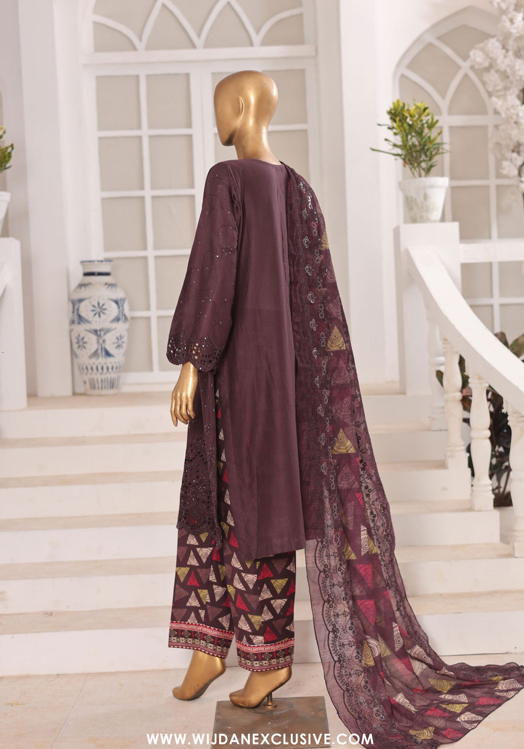 Aifa Dynasty Chikankari Unstitched Luxury Lawn Collection - 2026 (D-06)