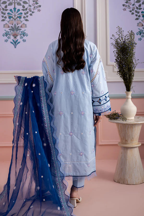 Zellbury Unstitched 3pc Embroidered Lawn Collection - 2026 (WUS-26E-0618)