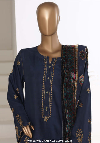 Sadabahar Stitched Viscose Luxury With Palachi Shawl Collection (D-06)