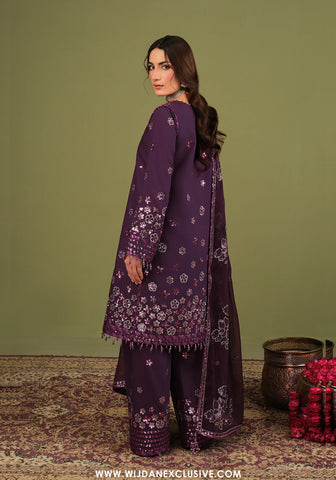 Alizeh Unstitched Luxe Raw Silk Vol-II Collection - 2026 AF-RS-09-Mulbery