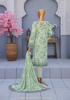 HZ Premium Unstitched Embroidered Lawn Collection - 2026 PEC-615