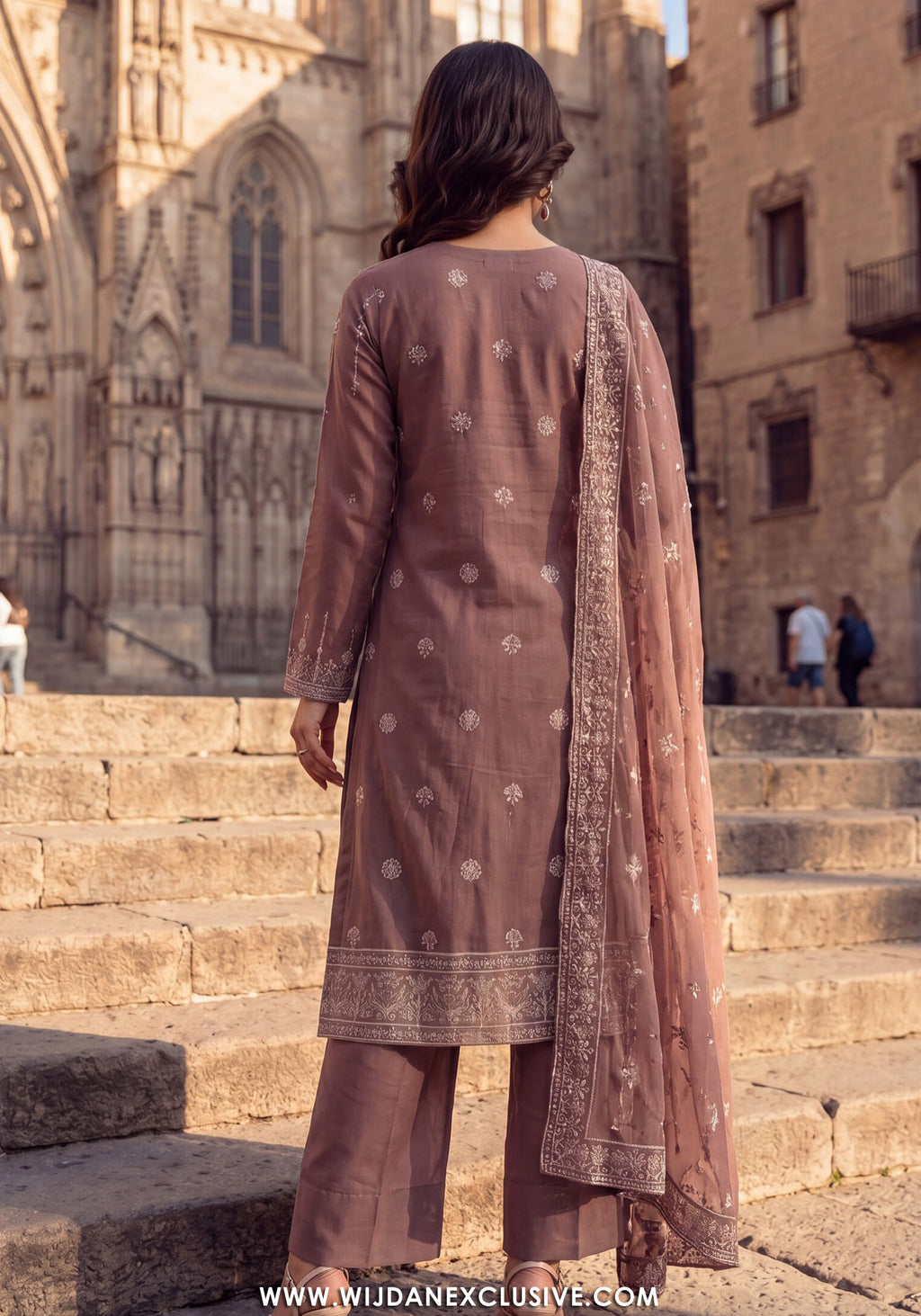 Dhamak by Wijdan | Unstitched Exclusive Formal Bana Dora Embroidered Collection - 2026 (D-06)