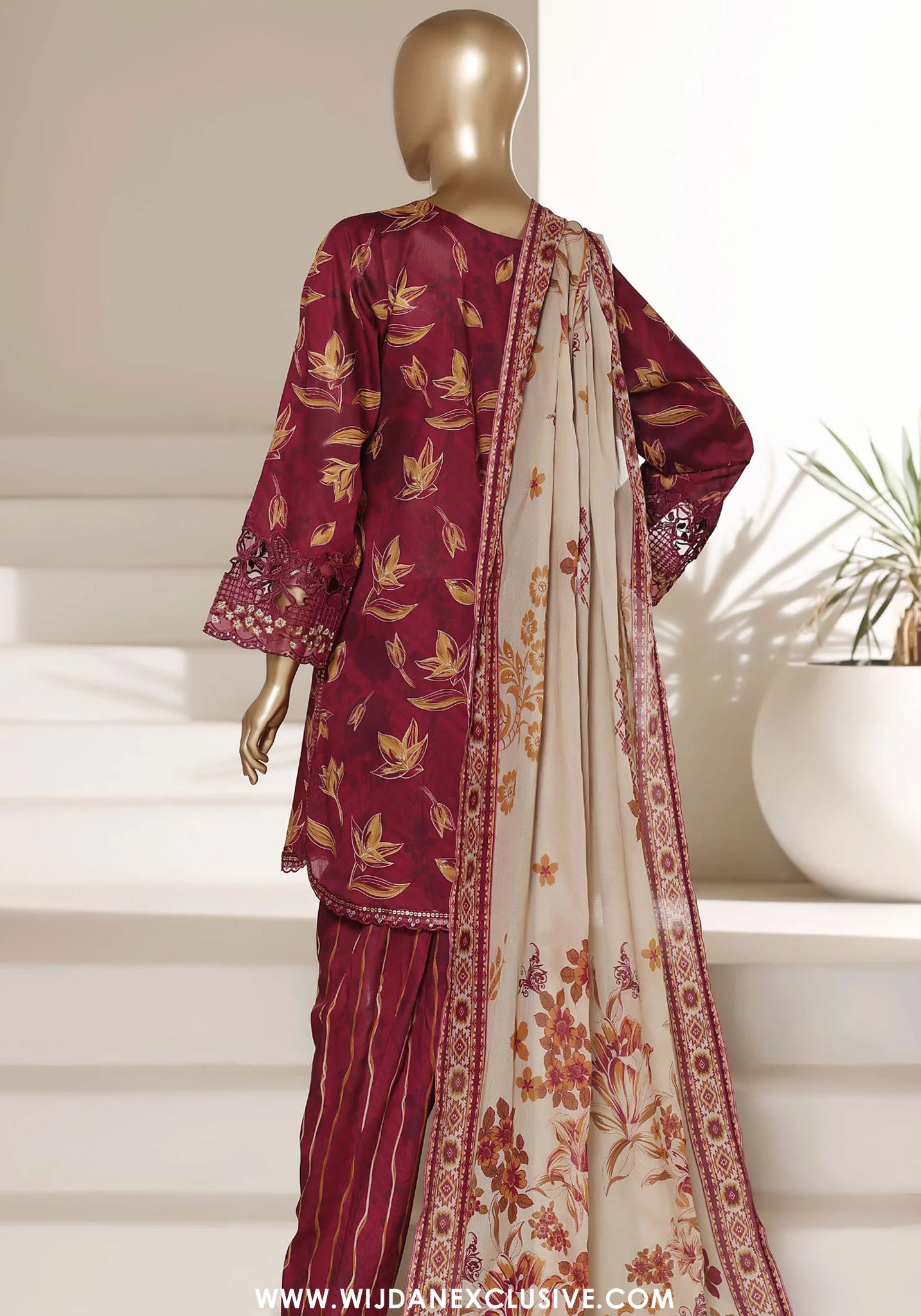 Malika by Sadabahar | Stitched With Shalwar Embroidered Collection - 2026 (D-06)