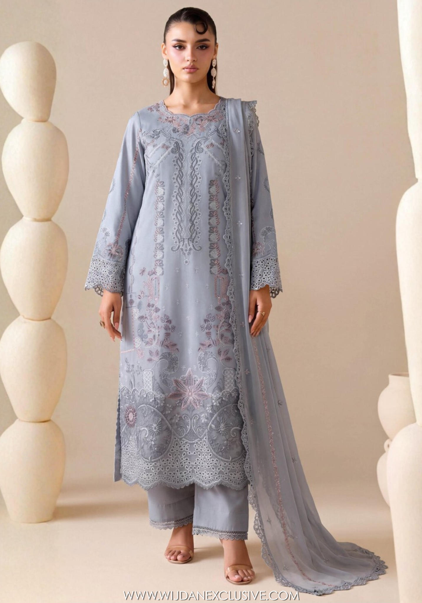 Fasana by Ramsha | Unstitched Luxury Lawn Vol-01 Collection - 2026 (D-07)