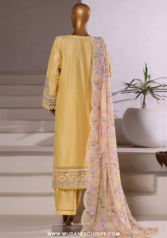 Sadabahar Stitched Luxury Viscose Vol-I Collection - 2025 (YELLOW)
