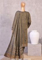 HZ Valencia Jacquard Embroidered Unstitched Lawn Collection - 2026 (VJE-7108)