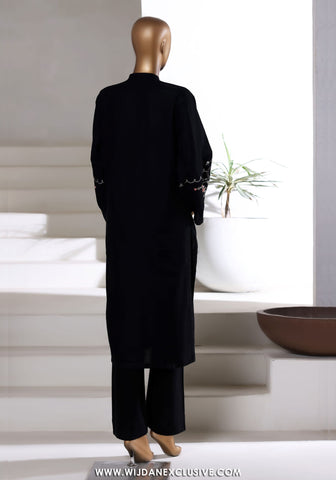 Sadabahar Vybe Stitched 2PC Co-Ords Winter Collection - 2025 (BLACK)