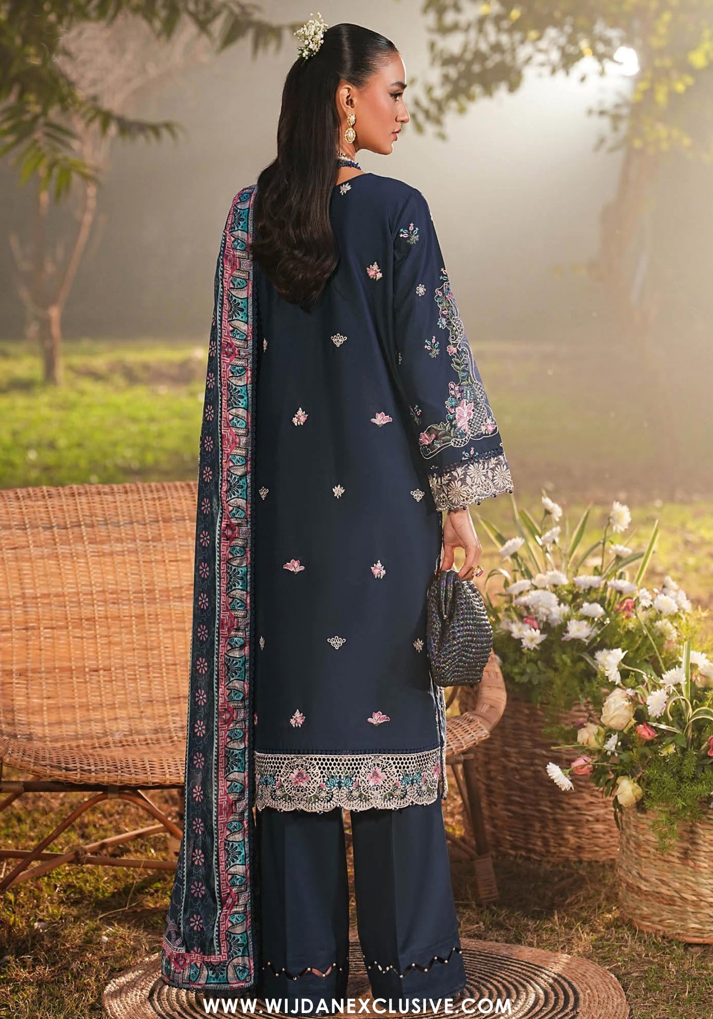 Ghazal by Ramsha | Unstitched Luxury Lawn Vol-06 Collection - 2026 (D-06)