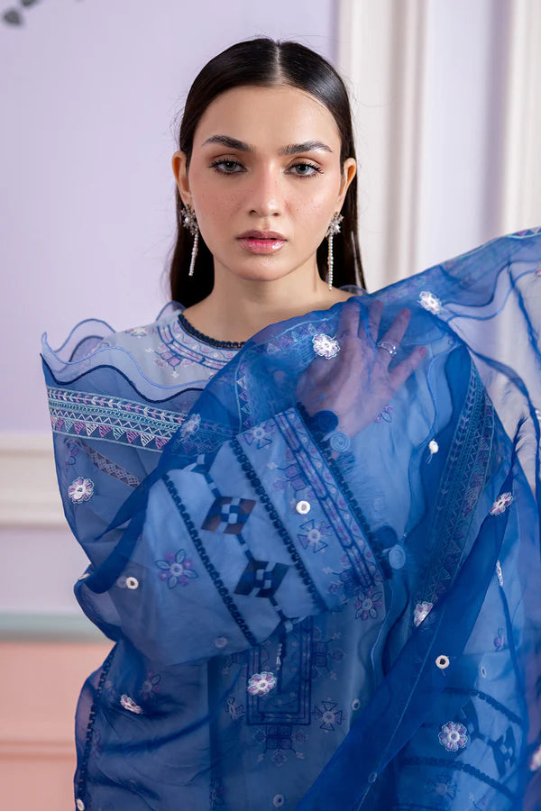 Zellbury Unstitched 3pc Embroidered Lawn Collection - 2026 (WUS-26E-0618)