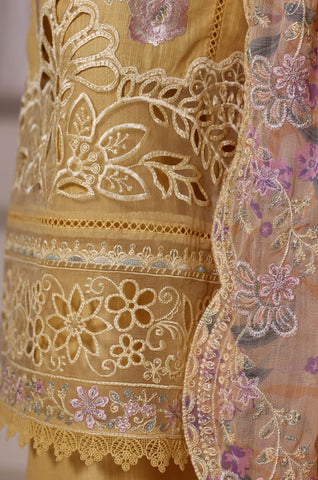 Sadabahar Stitched Luxury Viscose Vol-I Collection - 2025 (YELLOW)