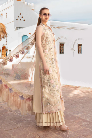 Voyage a'LUXE Un-Stitched Luxury Lawn'24 by Maria.B 06B