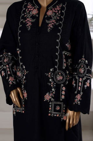 Sadabahar Vybe Stitched 2PC Co-Ords Winter Collection - 2025 (BLACK)