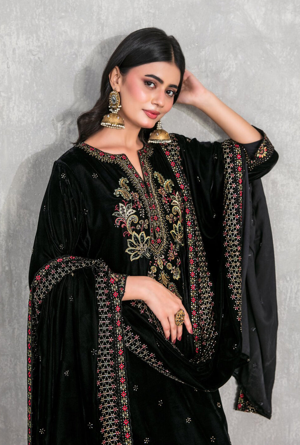 Sincera by Tawakkal | Unstitched Fancy Embroidered Velvet Collection - 2026 (D-5709)