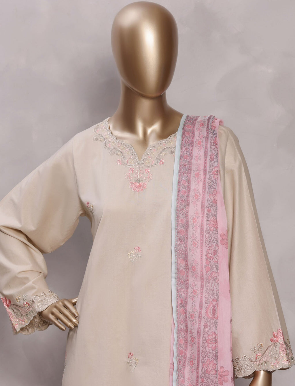 Eclair by Sadabahar | Stitched 3pc Embroidered Lawn Vol-03 Collection - 2026 (D-06)