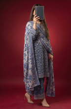 Rang E Bahar by Amna Khadija | Stitched Embroidered Lawn Collection - 2026 (D-06)