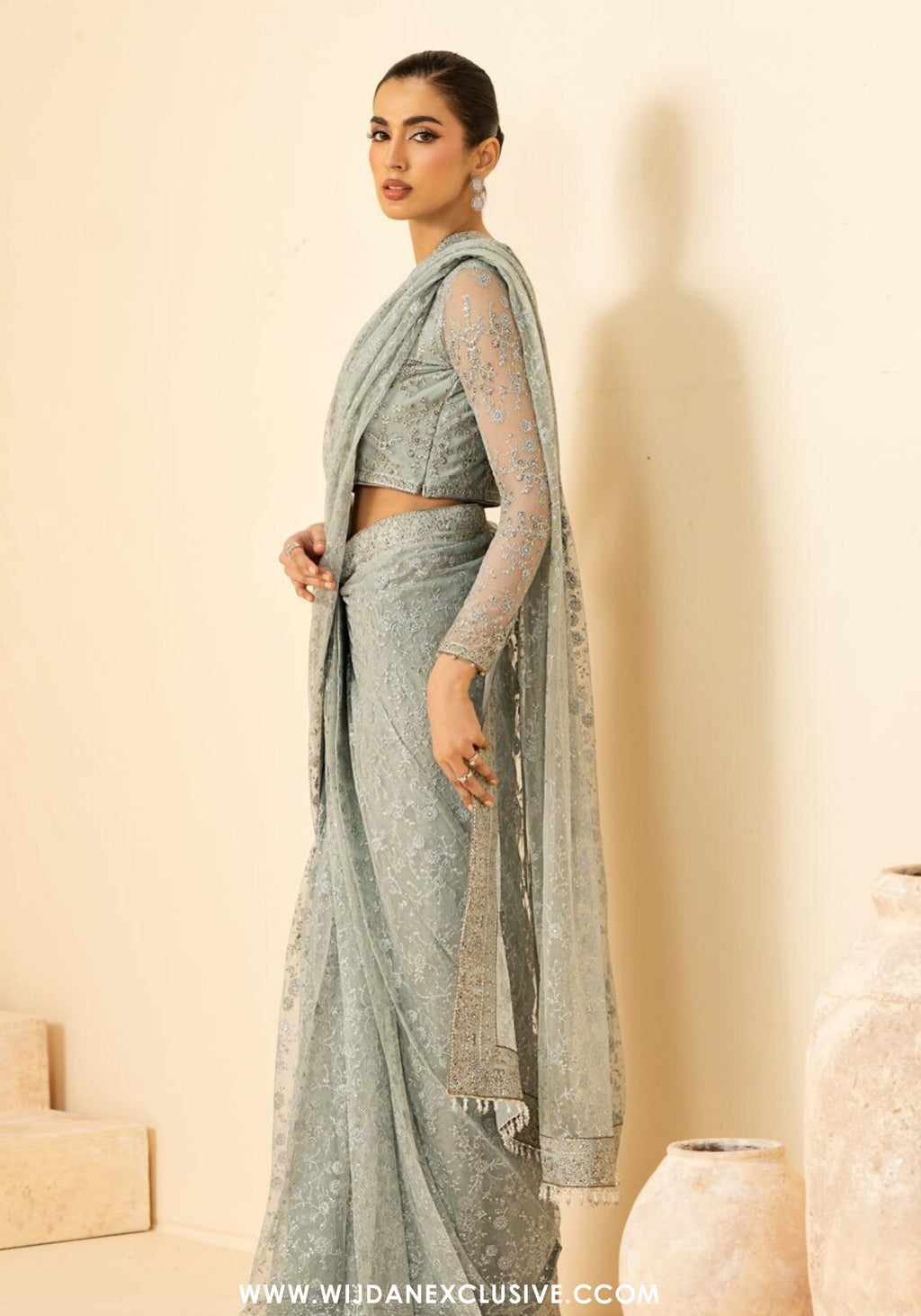 Riwayat by Zarif | Unstitched Formal Chiffon Collection - 2026 (MINTARA)