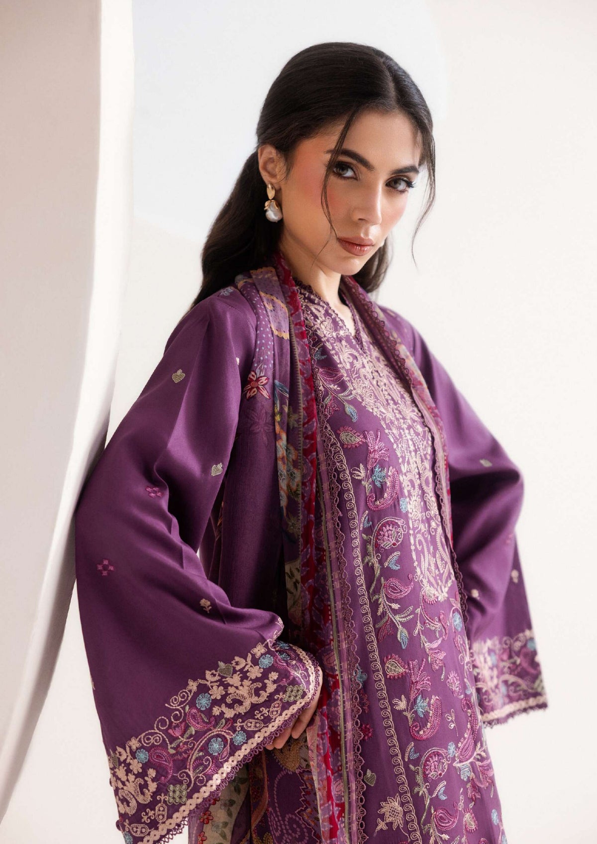 Zync by Florent | Unstitched Intermix Embroidered Viscose Collection'26 (D-06)