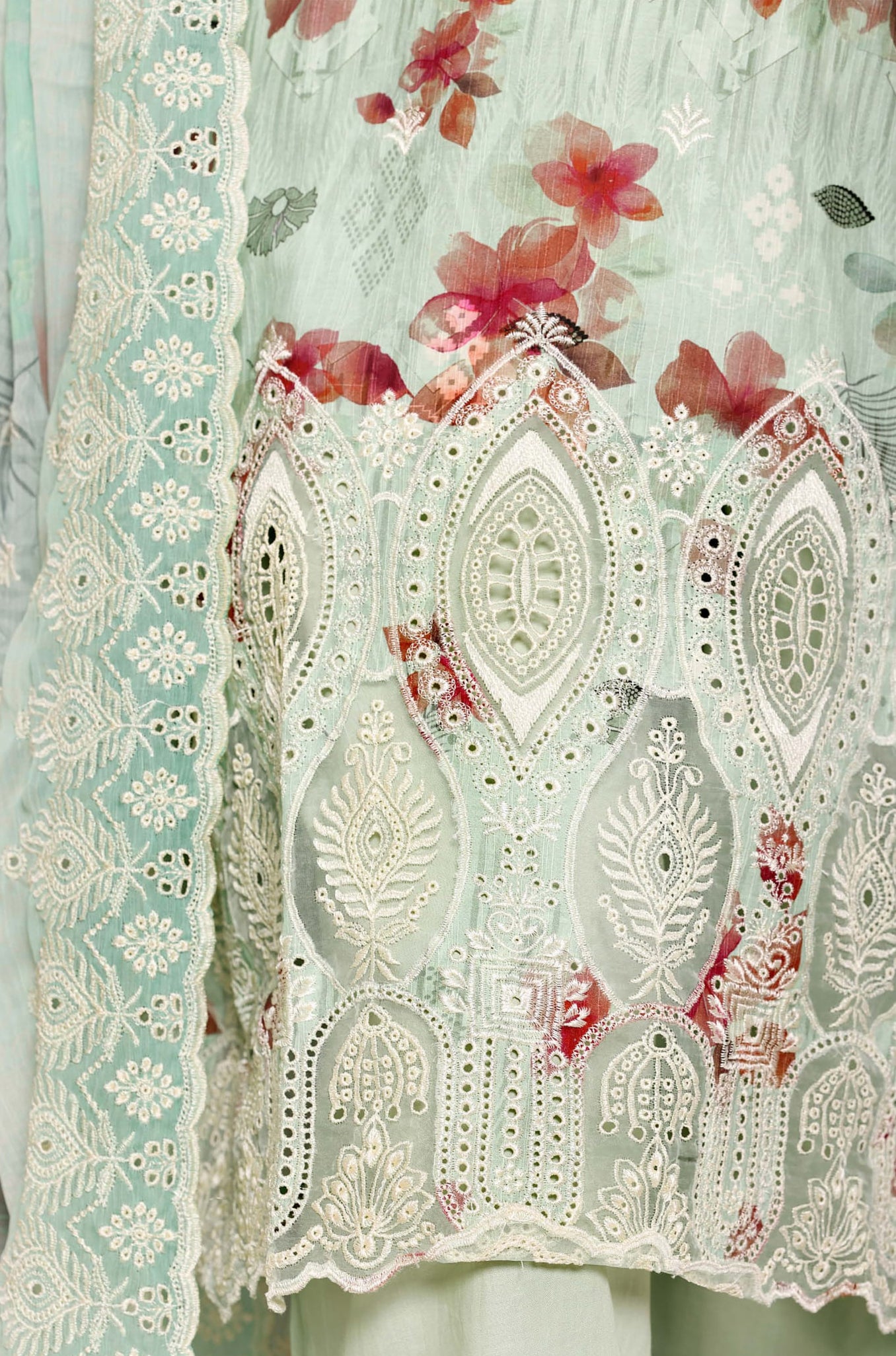 Sadabahar Stitched Laser Fusion Chikankari Vol-I Collection - 2026 SB26LF-06