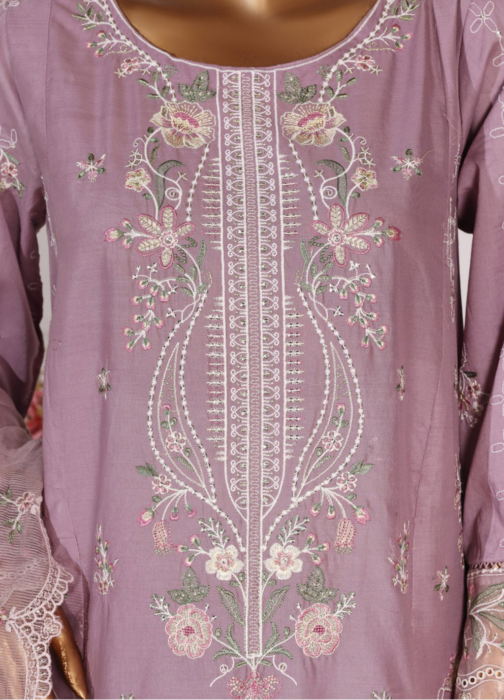 Bin Saeed Stitched Luxury Embroidered 3pc Vol-III Collection - 2026 (D-07)