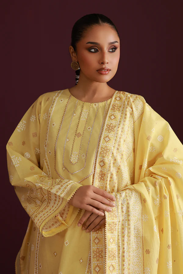 Zellbury Unstitched 3pc Lawn Vol-02 Collection - 2026 (WUS-26X-0772)