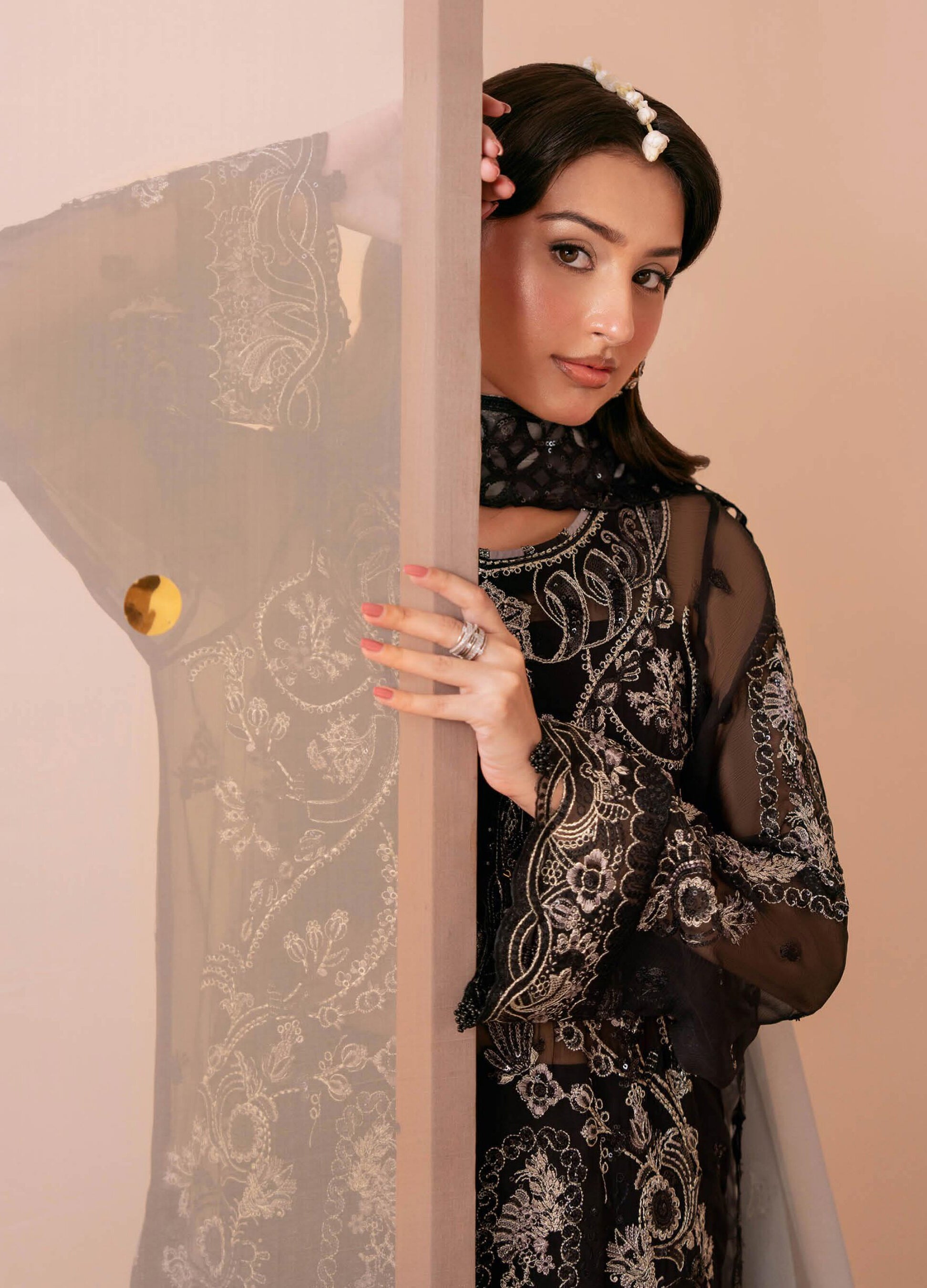 Dastak by Ramsha | Unstitched Luxury Formal Chiffon Collection - 2026 (D-06)