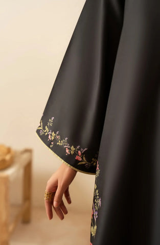 Casual Lite Gul e Jana Stitched Premium Printed Silk Viscose Drop-II (NOIR GARDEN)