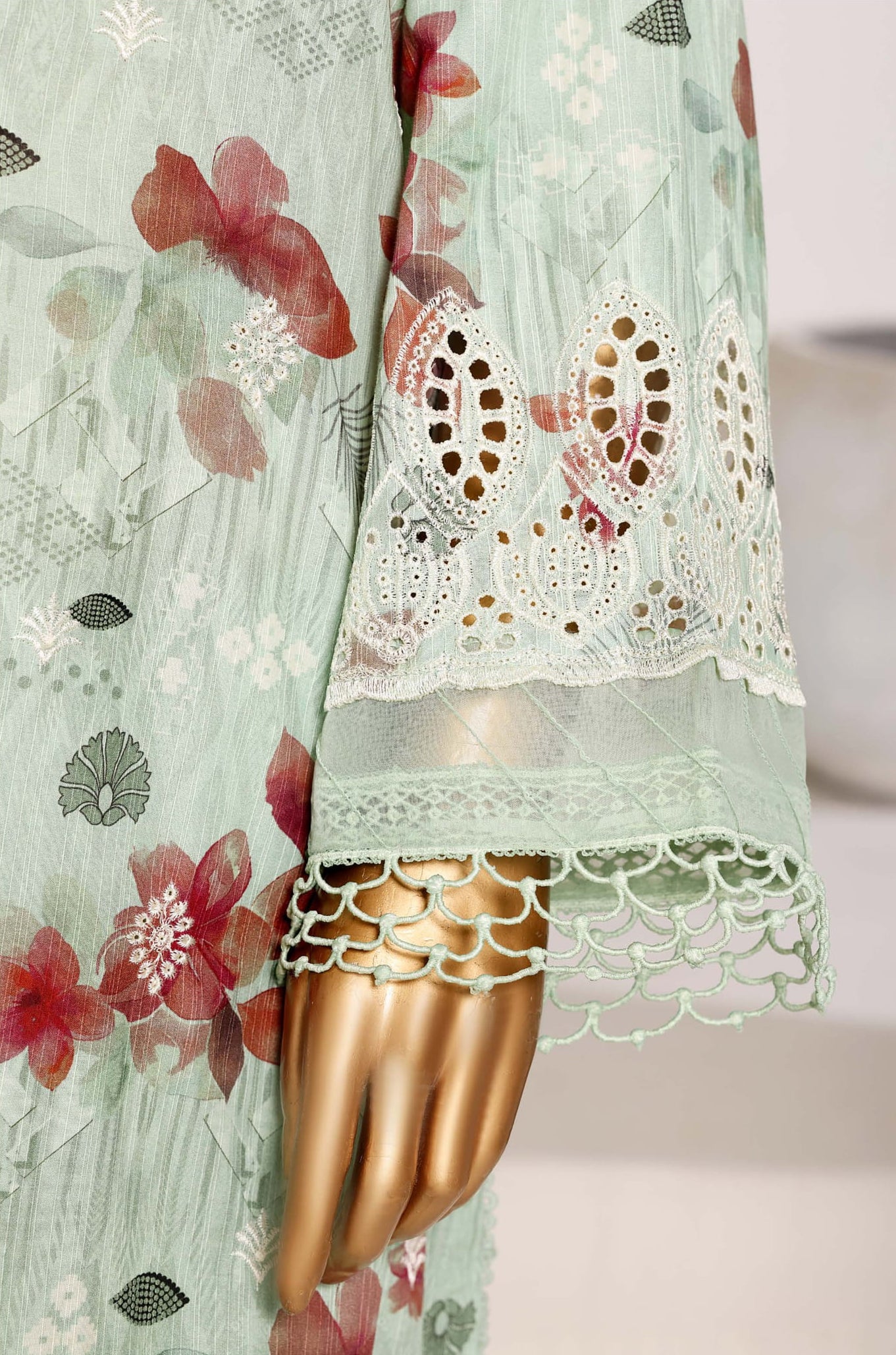 Sadabahar Stitched Laser Fusion Chikankari Vol-I Collection - 2026 SB26LF-06