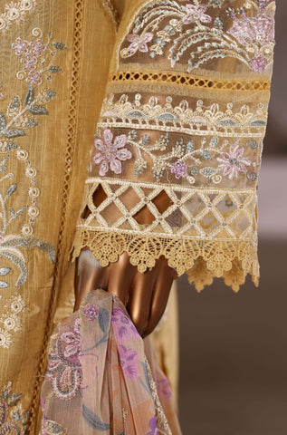 Sadabahar Stitched Luxury Viscose Vol-I Collection - 2025 (YELLOW)