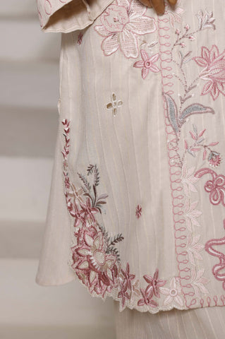 Sadabahar Stitched Luxury Dhanak with Palachi Shawl Collection - 2025 (OFF-WHITE)