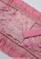 Bin Saeed Unstitched Embroidered Cambric Lawn Collection - 2026 (D-06)