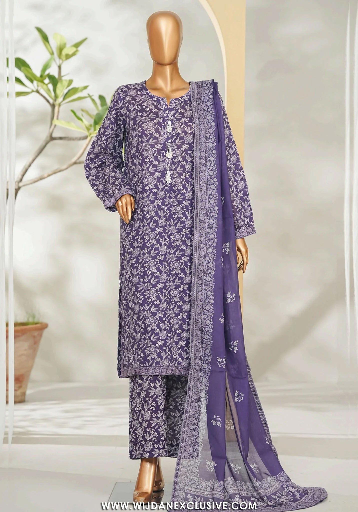 Bin Saeed Stitched Exclusive Printed Lawn Vol-III Collection - 2026 BS26PL-06