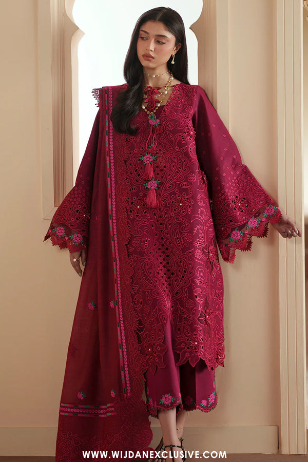 Mashriq by Bin Ilyas | Unstitched Luxury Lawn Collection - 2026 (D-113-B)