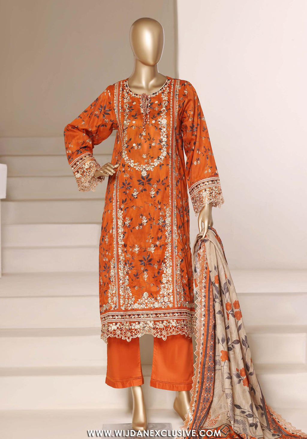 Sadabahar Signature Stitched Embroidered Lawn Vol-II Collection - 2026 (D-06)