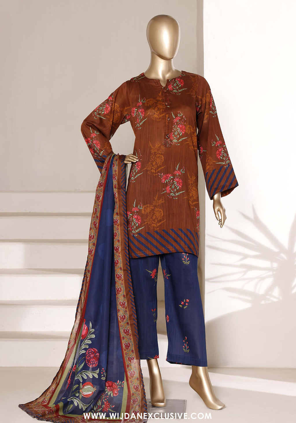 Sadabahar Stitched Printed Lawn Vol-07 Collection - 2026 (D-06)