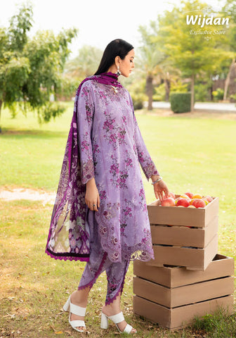 Rangrez Luxury Lawn Collection'25 Vol-06 by Ramsha N-606