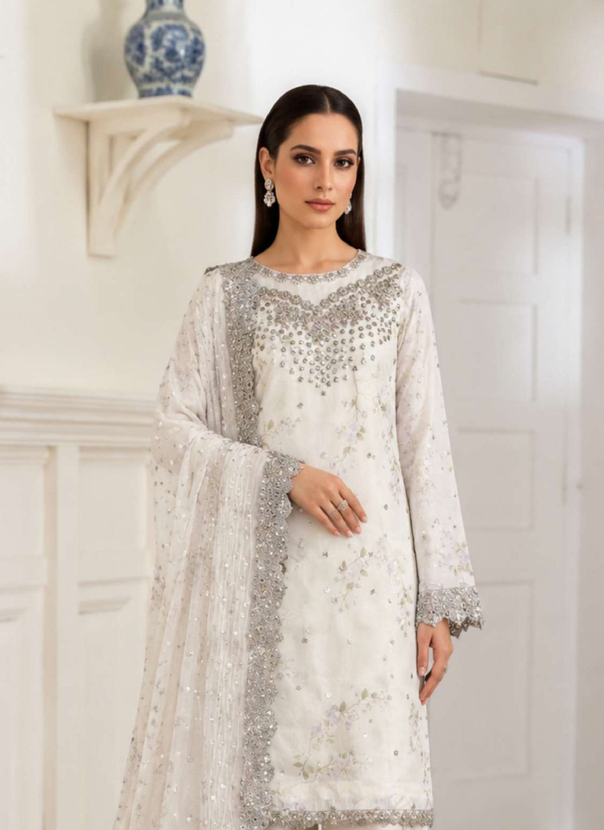 La'Royale by Zuri | Stitched Print Formal Raw Silk Collection - 2026 (D-05)