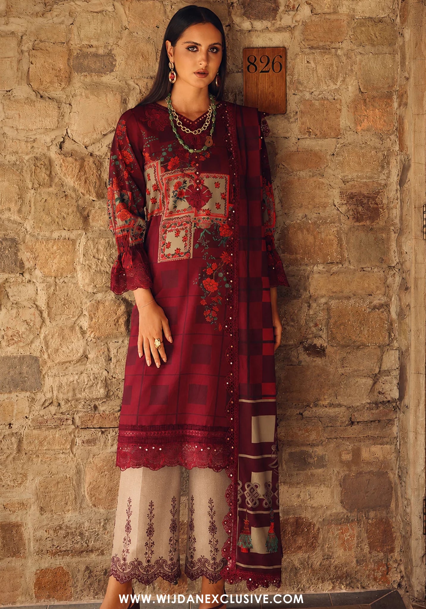 Combination by Charizma | Unstitched Embroidered Linen Collection - 2026 (CCW7-06)