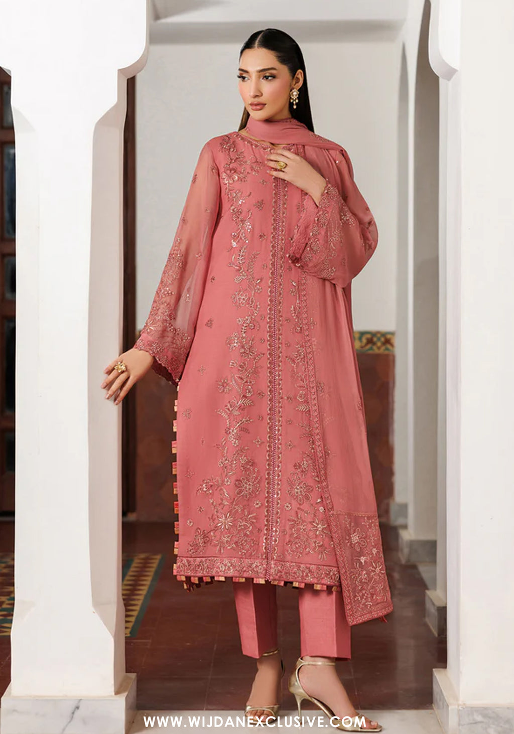 Nourah by Zarif | Unstitched Embroidered Formal Collection - 2026 (ANGORA)